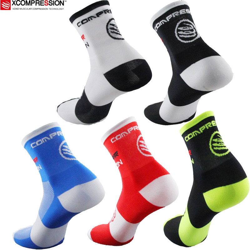 Sock Garter Men - Meias de Ciclismo Novas de 2017,