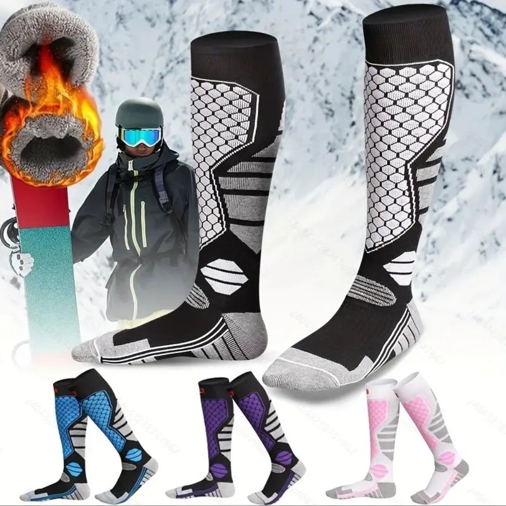Sock Garter Men - Meias de esqui quentes de inverno