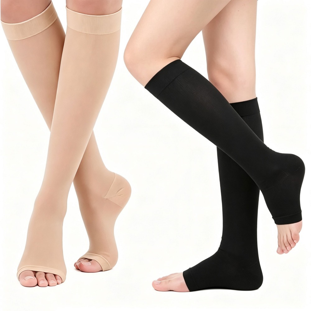 Sock Garter Men - Meias de compressão sem dedos, com