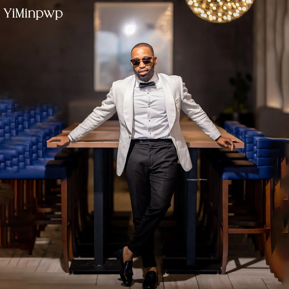 Ternos masculinos brancos de l - Men Formal Wear Modern avaliação e preço