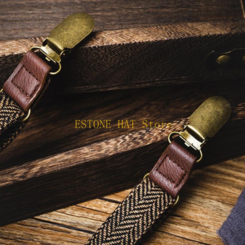 49MF Suspensórios elásticos ma - Men'S Formal Wear With Suspenders avaliação e preço
