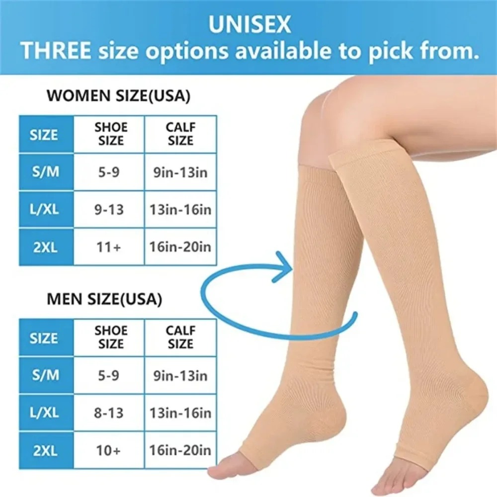 Meias de compressão sem dedos, - Sock Garter Men avaliação e preço