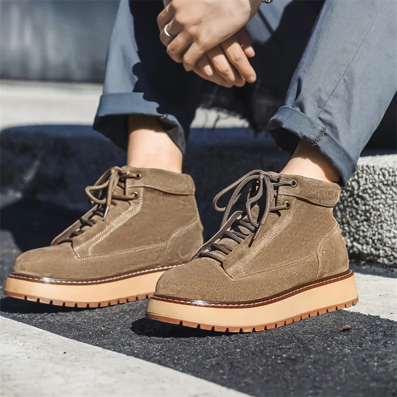 Novo outono inverno artesanal  - Men Formal Wear With Boots avaliação e preço